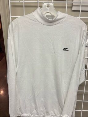 NWT Road Runner Mock Neck Long Sleeve T-Shirt Size Large Coolmax Polyester
